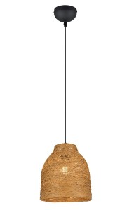 JOELINE R31731026 lampa wisząca z przędzy papierowej 1xE27