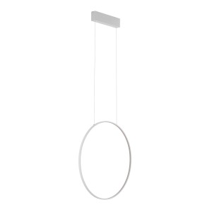 CIRCOLO LED M 21W 11605 wisząca obręcz w pionie 60cm biała 3000K 