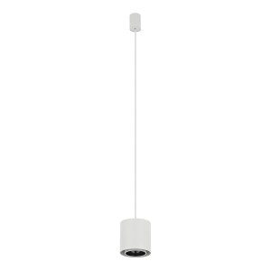 POINT DUO WHITE/BLACK 11510 lampa wisząca tuba biała/czarna 1xGU10