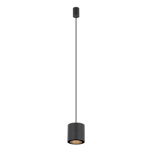 POINT DUO BLACK/GOLD 11511 lampa wisząca tuba czarna/złota 1xGU10