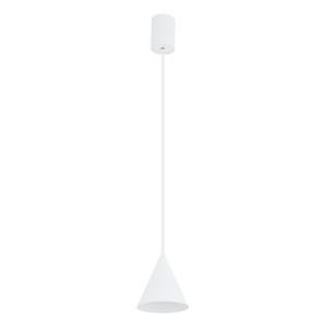ZENITH XS WHITE 11453 lampa wisząca biały stożek fi 11cm 1xG10