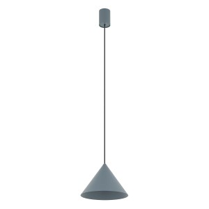 ZENITH S UMBRA BLUE 11491 lampa wisząca niebieski stożek fi 20cm 1xGU10