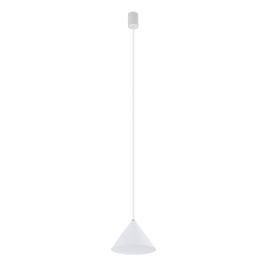 ZENITH S WHITE 7997 lampa wisząca biały stożek fi 20cm 1xGU10