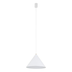 ZENITH M WHITE 8002 lampa wisząca biały stożek fi 35cm 1xGU10