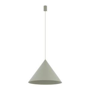 ZENITH L SAGE GREEN 11482 lampa wisząca szałwiowy stożek fi 50cm 1xG10