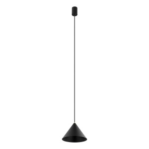 ZENITH S BLACK 7996 lampa wisząca czarna stożek 20cm 1xGU10