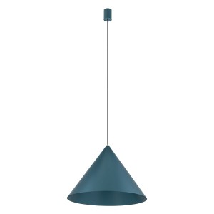 ZENITH L GREEN 8007 lampa wisząca ciemna zieleń stożek fi 50cm 1xGU10