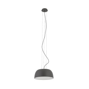 SATELLITE S UMBRA GRAY 11227 lampa wisząca ciemnoszara fi 38cm 3xE27