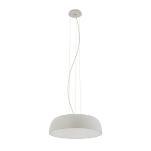 SATELLITE M SILK GRAY 11231 lampa wisząca jasnoszara fi 58cm 7xE27