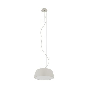 SATELLITE S SILK GRAY 11226 lampa wisząca jasnoszara fi 38cm 3xE27