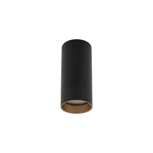 MONO BLACK/GOLD S 10779 tuba sufitowa czarno-złota 1xGU10