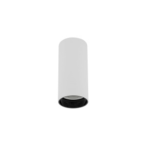 MONO WHITE/BLACK S 10784 tuba sufitowa biało-czarna 1xGU10