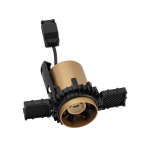 MONO SLIDE TRIMLESS GOLD 10805 tuba podtynkowa  satynowe złoto 1xGU10