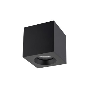 PARANA BLACK 10718 kostka sufitowa czarna IP44 1xGU10