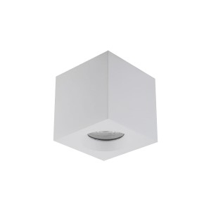 PARANA WHITE 10719 kostka sufitowa biała IP44 1xGU10