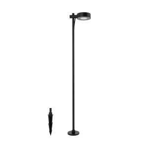 TESSA LED L 11541 czarny słupek ogrodowy regulowany LED 7W wysokość  100cm 