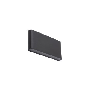 SEMI LED BLACK M 11364 kinkiet elewacyjny płaski czarny LED 2x5W światło góra dół