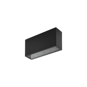 PIX LED 11367 lampa sufitowa czarna zewnętrzna LED 10W IP54