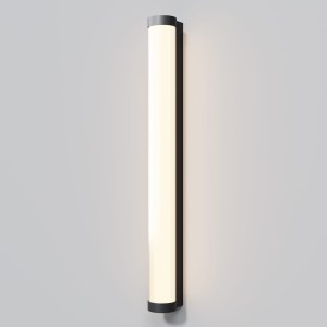 ROUNGE O482WL-L16B3K kinkiet zewnętrzny biała tuba 60cm LED 16W IP54 wykończenie czarne