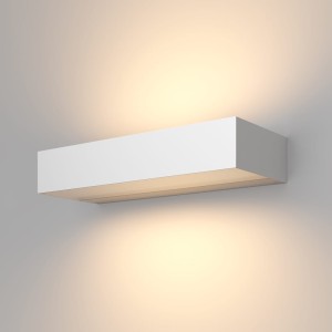 LOT O428WL-L20W3K kinkiet na elewację biały LED 20W IP65 światło góra dół