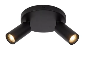 RITMO 09942/12/30 lampa sufitowa z reflektorkami czarna 2xGU10 MR11