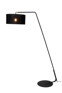 KELSO 44719/81/30 lampa stojąca czarna z abażurem fi 48cm 1xE27