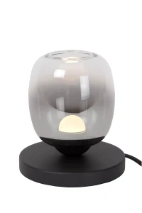 TIAMINO 74519/05/30 lampa stołowa LED 1x6W klosz szkło dymione
