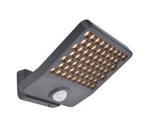 ATLANTIS 7801608118 naświetlacz zewnętrzny LED 24W 3000K IP54 z czujnikiem ruchu regulowany