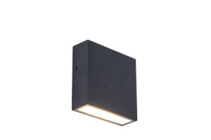 GEMINI XF 5104002012 super płaski kinkiet elewacyjny LED 9,5W 3000K IP54 czarny