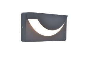 LUPS 6402801118 kinkiet elewacyjny LED 14W 3000K IP54 ciemny szary