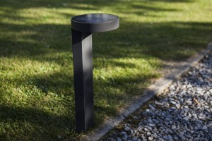 DISO 6906703335 słupek ogrodowy solarny 45cm szary LED 2W 4000K IP44