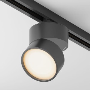 UNITY ONDA TR007-1-12W2.7K-B-1 spot dysk czarny regulowany LED 12W 2700K do szyny 1-fazowej