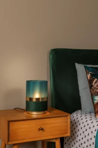 EXTRAVAGANZA 10508/01/33 TUSSE lampa nocna zielona E14 wykończenie złote