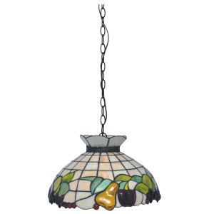 Żyrandol witrażowy K-P16550 z serii FRUIT