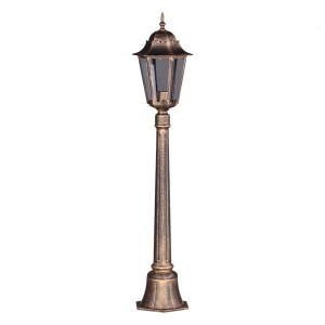 Lampa ogrodowa K-6006A - czarno-złota