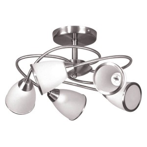 Żyrandol K-JSL-6059/5 z serii PLATO - chrom