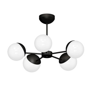 Żyrandol SFERA BLACK 5xE14
