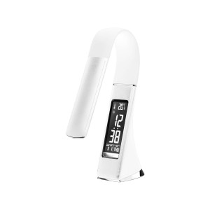 GALA lampka biurkowa 6W LED z regulacją światła i termometrem na USB CZARNA