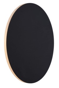 EKLYPS kinkiet czarne koło LED 8W 3000K fi 25cm światło odbite