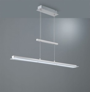 SMASH nikiel mat lampa wisząca LED 18W CCT DIM regulacja wysokości
