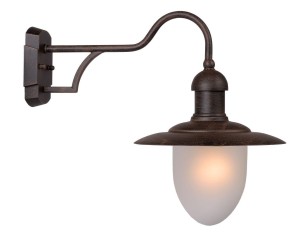 ARUBA kinkiet zewnętrzny rdzawobrązowy E27 retro industrialny