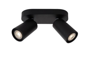 XYRUS LED 2x5W 3000K DIM spot regulowany czarny żarówka LED GU10 ściemnialna w komplecie