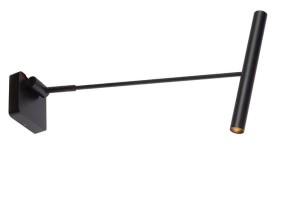 WYGO minimalistyczny kinkiet LED 5W DIM 2700K czarny regulowany