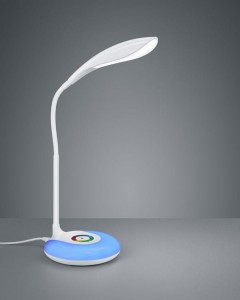 KRAIT lampa biurkowa LED 3,5W biała podświetlenie LED RGB podstawy