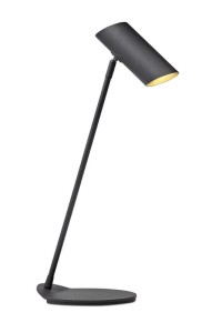 HESTER czarna lampa biurkowa 1xGU10 regulowana nowoczesny design