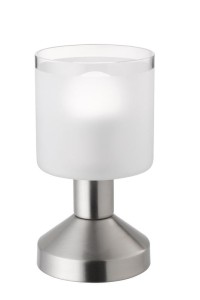 GRAL R59521007 lampa stołowa nikiel mat 1xE14 włącznik dotykowy
