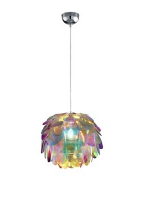 CLOVER R30401069 lampa wisząca z kolorowymi płatkami 1xE27