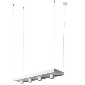 PLANT lampa wisząca półka na doniczki 5xGU10 biała 9382