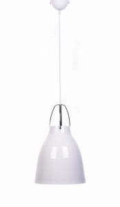 RAYO lampa wisząca nad stół barek biała E27
