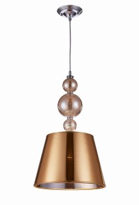 MURANEO lampa wisząca ze szklaną dekoracją złota